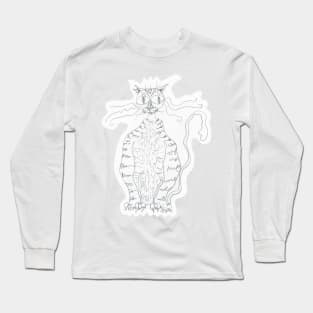 Frazzle cat (cut-out) Long Sleeve T-Shirt